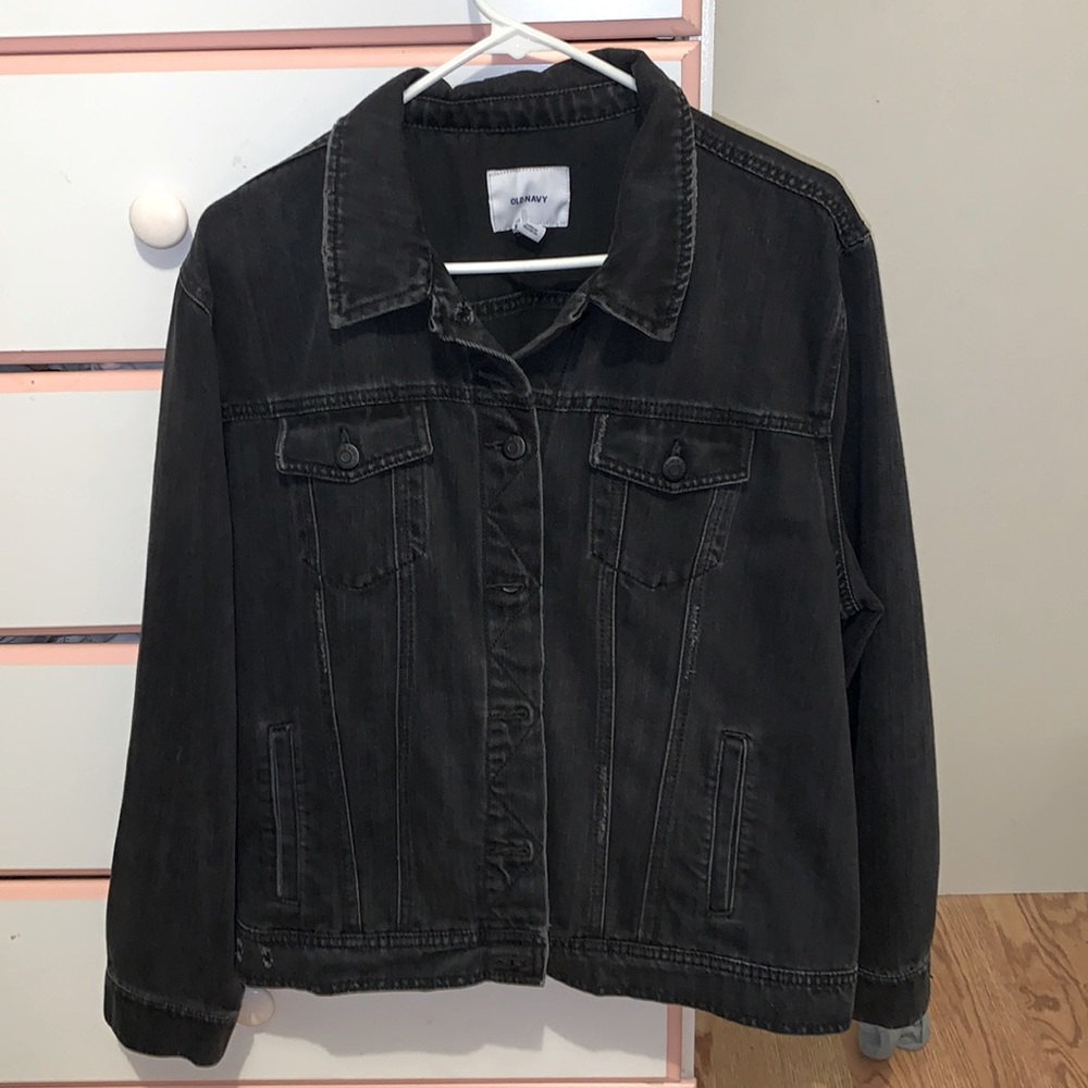 Black Jean Jacket